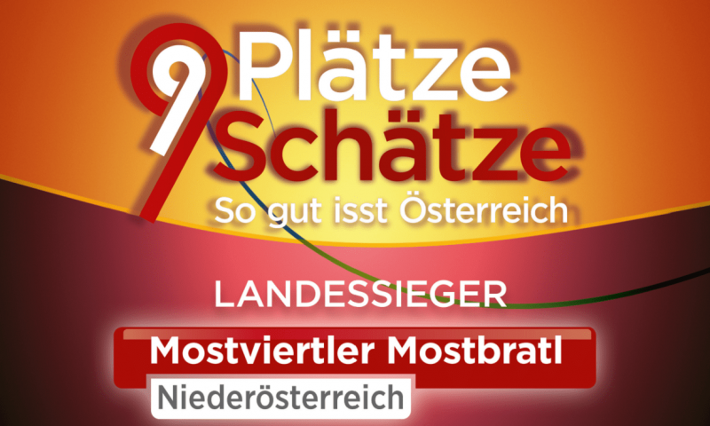 mit freundlicher Unterstützung des ORF
9 Plätze 9 Schätze - So gut isst Österreich
25. 5. 2019 ORF 2 20.15